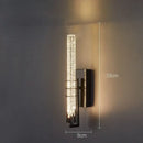 GobekUsa Crystal LED Wall Sconce: Modern Decorative Lighting for Corridor, Bedroom, and Living Room