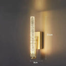 GobekUsa Crystal LED Wall Sconce: Modern Decorative Lighting for Corridor, Bedroom, and Living Room