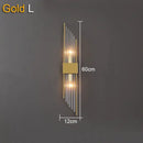 GobekUsa Crystal Wall Lamp: Elegant LED Indoor Lighting for Living Room, Bedroom, Hotel, and TV Background