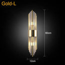 GobekUsa Crystal Wall Lamp: Elegant LED Indoor Lighting for Living Room, Bedroom, Hotel, and TV Background