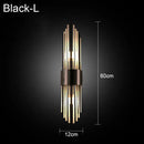 GobekUsa Crystal Wall Lamp: Elegant LED Indoor Lighting for Living Room, Bedroom, Hotel, and TV Background