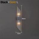 GobekUsa Crystal Wall Lamp: Elegant LED Indoor Lighting for Living Room, Bedroom, Hotel, and TV Background