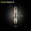 GobekUsa Crystal Wall Lamp: Elegant LED Indoor Lighting for Living Room, Bedroom, Hotel, and TV Background