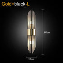GobekUsa Crystal Wall Lamp: Elegant LED Indoor Lighting for Living Room, Bedroom, Hotel, and TV Background