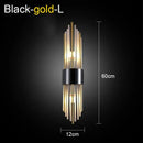 GobekUsa Crystal Wall Lamp: Elegant LED Indoor Lighting for Living Room, Bedroom, Hotel, and TV Background