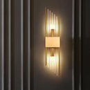 GobekUsa Crystal Wall Lamp: Elegant LED Indoor Lighting for Living Room, Bedroom, Hotel, and TV Background