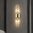 GobekUsa Crystal Wall Lamp: Elegant LED Indoor Lighting for Living Room, Bedroom, Hotel, and TV Background