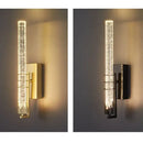 GobekUsa Crystal Wall Sconce: Modern LED Decorative Light for Bedroom, Living Room & Corridor