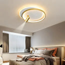 GobekUsa Dimmable LED Ceiling Lights with Remote Control, Modern Gold/Black Spotlights