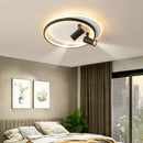 GobekUsa Dimmable LED Ceiling Lights with Remote Control, Modern Gold/Black Spotlights