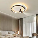 GobekUsa Dimmable LED Ceiling Lights with Remote Control, Modern Gold/Black Spotlights