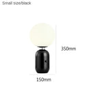 GobekUsa Glass Ball LED Desk Lamp: Modern Nordic Lighting for Bedroom, Living Room & More.