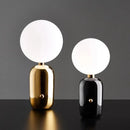 GobekUsa Glass Ball LED Desk Lamp: Modern Nordic Lighting for Bedroom, Living Room & More.