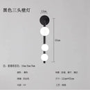 GobekUsa Glass Ball Wall Lights Living Room Coffee Shop Gold Black Pearl Mirror Light