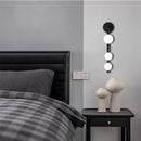 GobekUsa Glass Ball Wall Lights Living Room Coffee Shop Gold Black Pearl Mirror Light