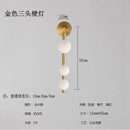 GobekUsa Glass Ball Wall Lights Living Room Coffee Shop Gold Black Pearl Mirror Light