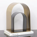 GobekUsa Golden Arches Metal Sculpture Room Decoration Geometric Handicraft Figurine