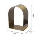 GobekUsa Golden Arches Metal Sculpture Room Decoration Geometric Handicraft Figurine
