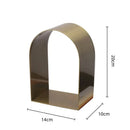 GobekUsa Golden Arches Metal Sculpture Room Decoration Geometric Handicraft Figurine