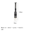 GobekUsa HORSEHAIR Wall Lamp Old Gold Silver Black Metal Cloth Light