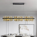 GobekUsa Iceberg Design LED Chandelier - Modern Dining Room & Kitchen Island Lighting