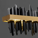 GobekUsa Iceberg Design LED Chandelier - Modern Dining Room & Kitchen Island Lighting