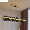 GobekUsa Irene - Iceberg Design Modern LED Chandelier Lighting For Dining Room