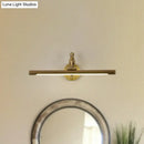 GobekUsa Modern LED Wall Sconce with Brass/Black Finish, Mermaid Accent | Vanity Lighting, Metallic, 14"/18" W