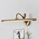 GobekUsa Modern LED Wall Sconce with Brass/Black Finish, Mermaid Accent | Vanity Lighting, Metallic, 14"/18" W