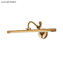 GobekUsa Modern LED Wall Sconce with Brass/Black Finish, Mermaid Accent | Vanity Lighting, Metallic, 14"/18" W