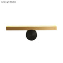 GobekUsa Modern LED Sconce Light Fixture - Acrylic Brass Wall Lighting Solution