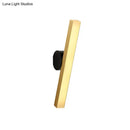 GobekUsa Modern LED Sconce Light Fixture - Acrylic Brass Wall Lighting Solution