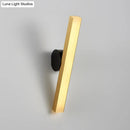 GobekUsa Modern LED Sconce Light Fixture - Acrylic Brass Wall Lighting Solution