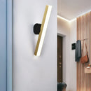 GobekUsa Modern LED Sconce Light Fixture - Acrylic Brass Wall Lighting Solution