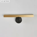 GobekUsa Modern LED Sconce Light Fixture - Acrylic Brass Wall Lighting Solution