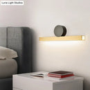 GobekUsa Modern LED Sconce Light Fixture - Acrylic Brass Wall Lighting Solution