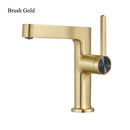 GobekUsa Basin Faucet: Gold, Black, Chrome Bathroom Tap for Washbasin with Hot Cold Water