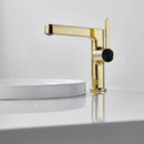 GobekUsa Basin Faucet: Gold, Black, Chrome Bathroom Tap for Washbasin with Hot Cold Water