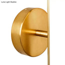 GobekUsa Modern Gold and Black LED Wall Sconce for Bathrooms