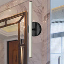 GobekUsa Modern Gold and Black LED Wall Sconce for Bathrooms