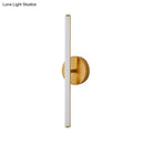 GobekUsa Modern Gold and Black LED Wall Sconce for Bathrooms