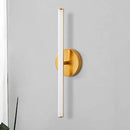 GobekUsa Modern Gold and Black LED Wall Sconce for Bathrooms