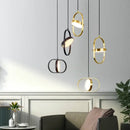 GobekUsa Gold Pendant Lights for Bedroom Kitchen Dining Room Decor