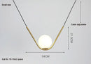 GobekUsa Golden Black Perle Trio Pendant - Metal G9 LED Linear Dining Light