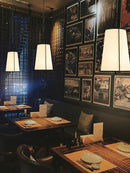 GobekUsa Gold/Black Pendant Lights E27 LED Indoor Lighting for Restaurant/Dining Room