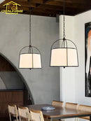 GobekUsa Gold/Black Pendant Lights E27 LED Indoor Lighting for Restaurant/Dining Room