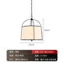 GobekUsa Gold/Black Pendant Lights E27 LED Indoor Lighting for Restaurant/Dining Room