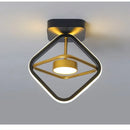 GobekUsa LED Ceiling Light Chandelier for Home Living Room Bedroom Dining Decor, Gold/Black Fixtures