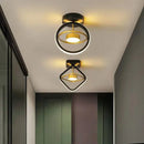 GobekUsa LED Ceiling Light Chandelier for Home Living Room Bedroom Dining Decor, Gold/Black Fixtures