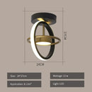 GobekUsa LED Ceiling Light Chandelier for Home Living Room Bedroom Dining Decor, Gold/Black Fixtures